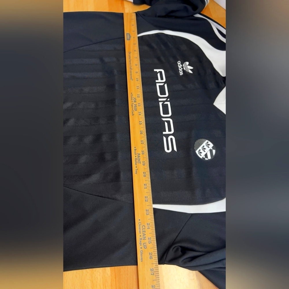 Adidas Originals Adilenium Black and White Jersey Long Sleeve - Picture 5 of 5